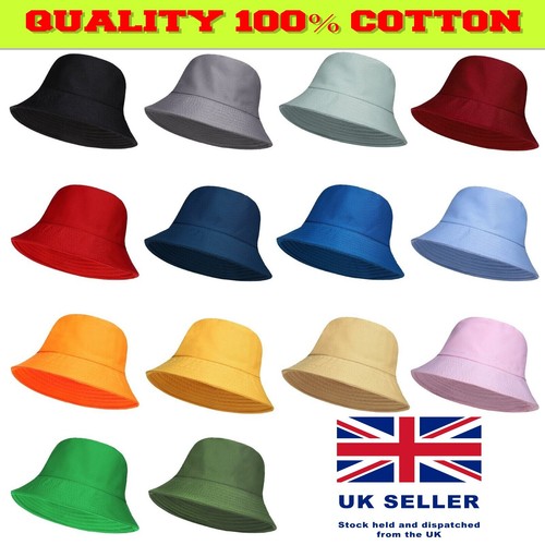 Cotton bucket hat mens ladies - cotton,