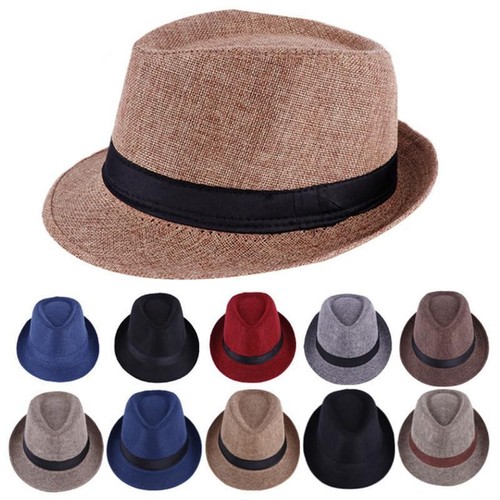 Mens fedora hat trilby - fedora, summer