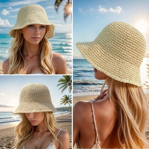 Women wide brim straw - brim,
