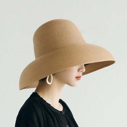 Women french style straw hat - straw,