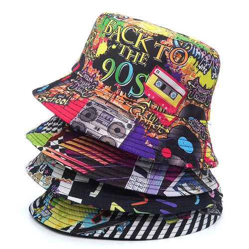 Retro 80s 90s bucket hat - 90s,