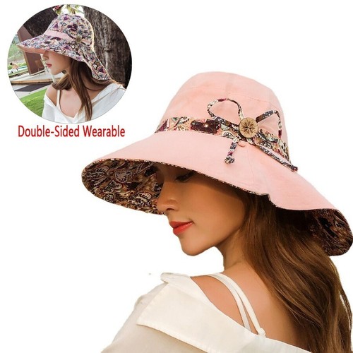 Reversible wide brim - brim, sun
