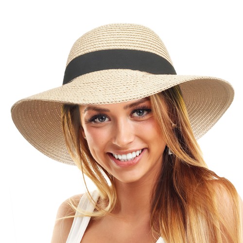 Women straw sun beach - women's, hat
