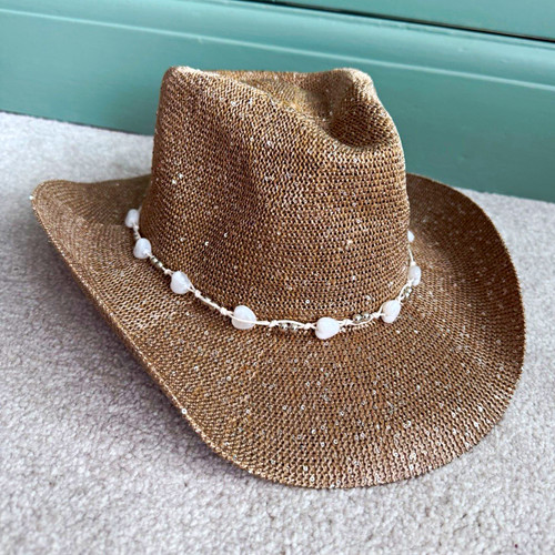 Women gold brown cowboy - women’s,