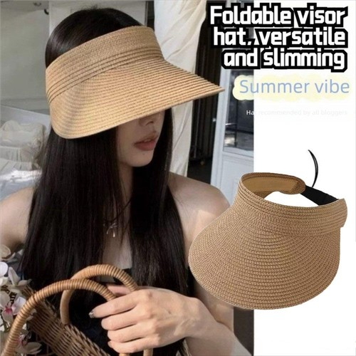 Straw sun visors womens - 1x,