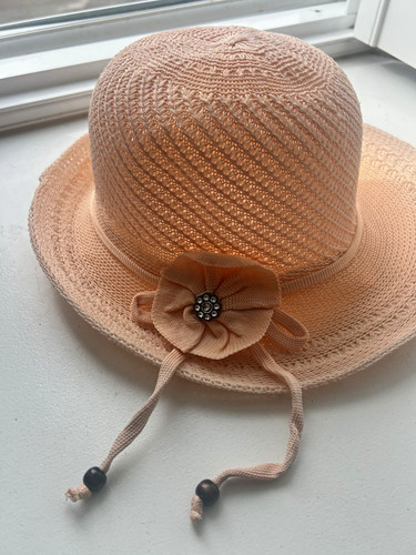 Women beige straw - straw, wide