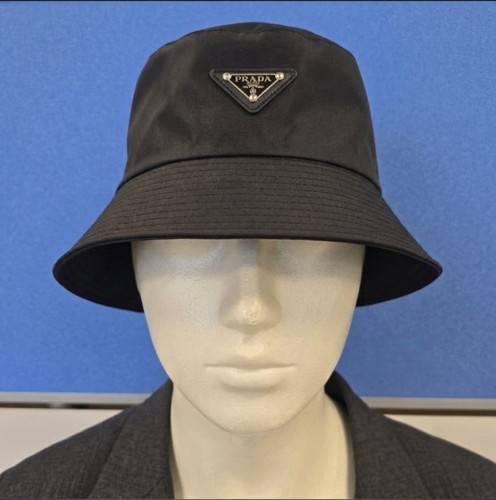 Prada unisex bucket hat black - bucket,